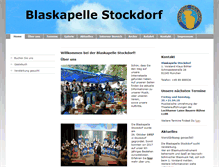 Tablet Screenshot of blaskapelle-stockdorf.de